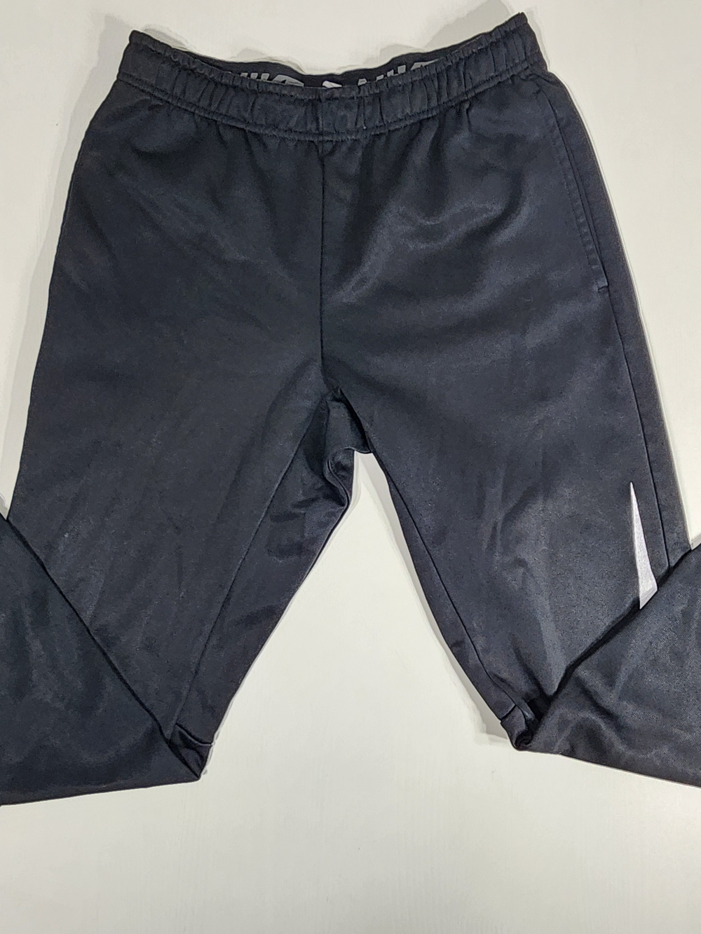 Nike Black Joggers with White Swoosh